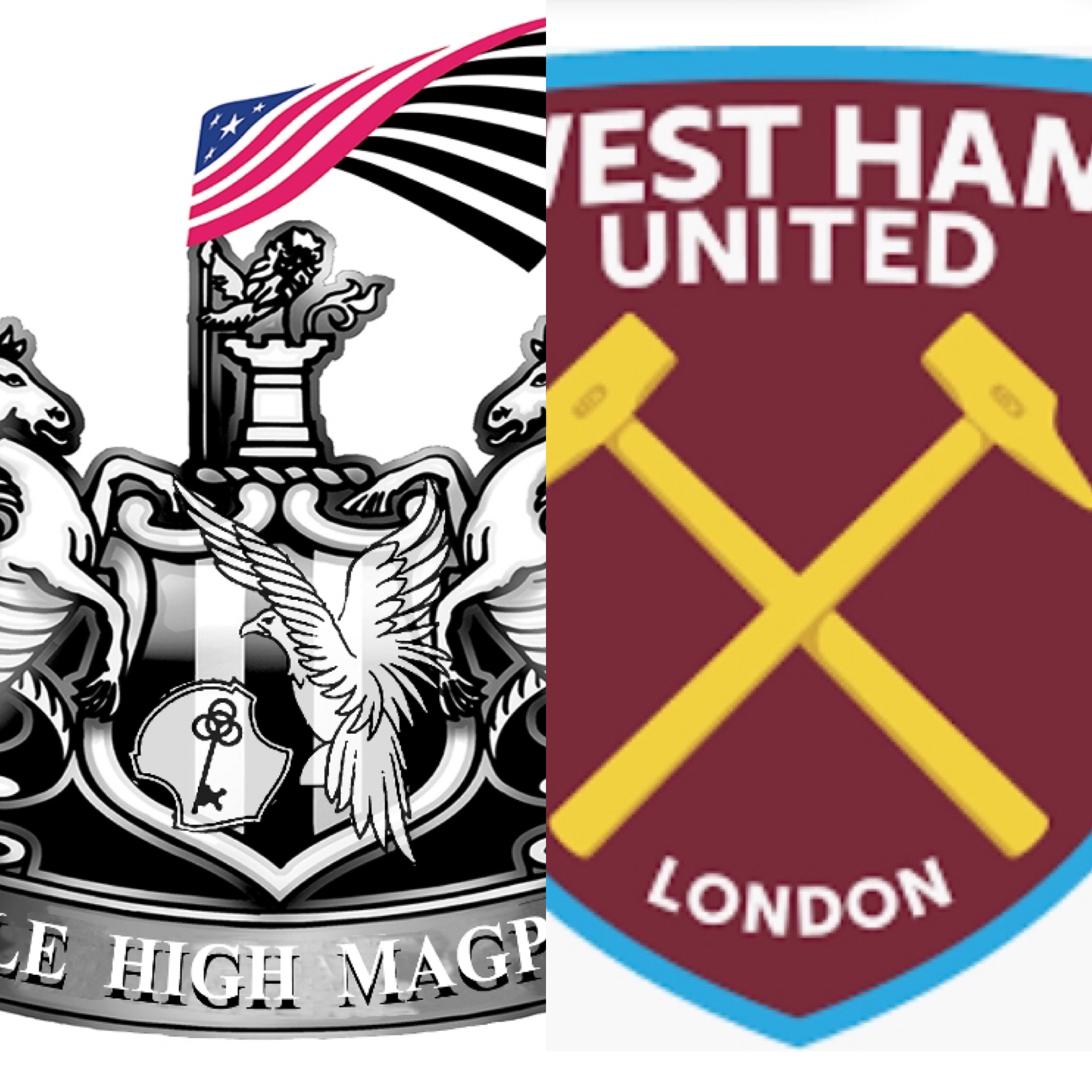 westh Ham Newcastle united soccer