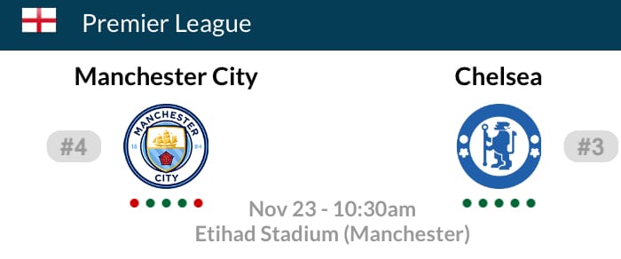 Manchester City Chelsea soccer