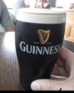 St patricks day guinness at the Celtic on Market